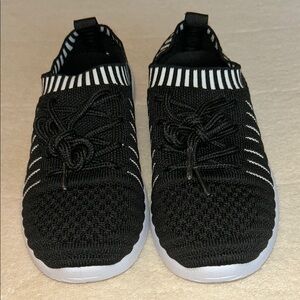 Kids Black and White Sneakers